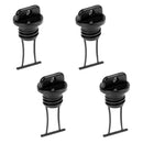 4Pcs 5.5cm Black Plastic Hull Drain Plug Universal for Kayaks Canoes Boats