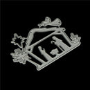 Pious Jesus Nativity Coconut Tree Cutting Dies Scrapbooking Photo Album Craft FT