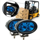 Led Forklift Safety Light, Blue 20W-LED Forklift Lights 12V 24V Warning Wor