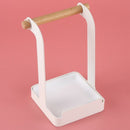 Kitchen Lid Rack Seated Spoon Rack with Water Tray Hanger Nailless Rack Kit