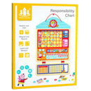My Responsibility Chart, Magnetic Wooden Chore Chart Calendar Kids Schedule