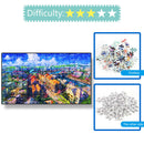 1000pcs Sakura City Jigsaw DIY Puzzle Educational Assembling Picture Toys