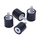 4pcs M4 Outside Inside Anti Vibration Rubber Buffer Insulator Attachment 15 V5P9
