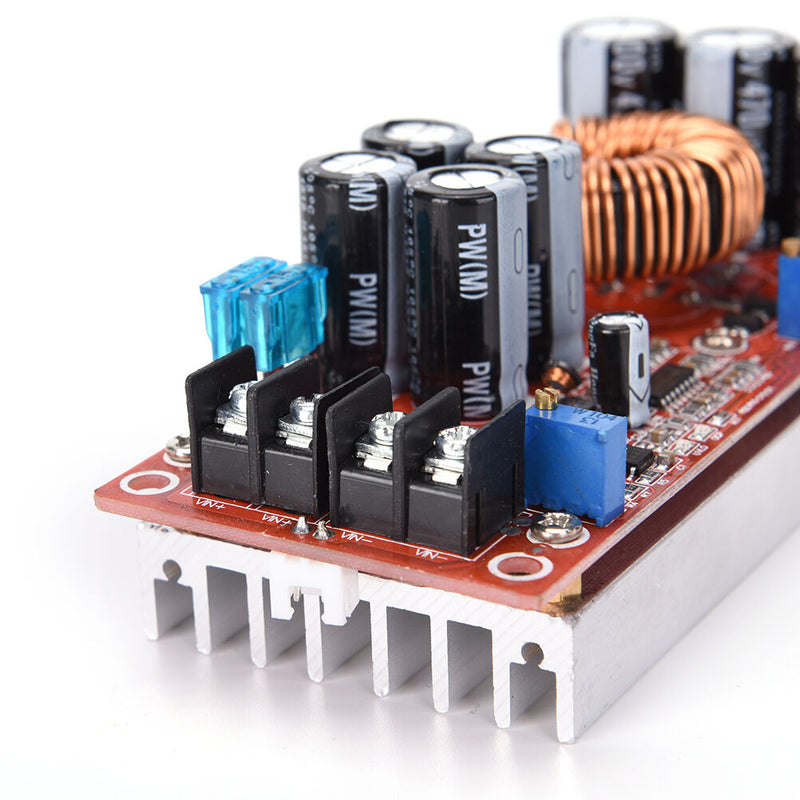 DC-DC 1200W 20A Adjustable Boost Step-Up Converter Power Module 8-60V NTBX