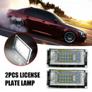1 Pair Canbus 6500K LED License Plate Lamps Lights for BMW E46 4D 1998-2003