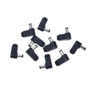 10x 2.1mm x 5.5mm Male Plug Right Angle L Jack DC Power Connector