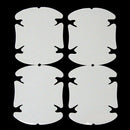4PCS/SET UNIVERSAL INVISIBLE CLEAR CAR DOOR HANDLE SCRATCH PROTECTOR FILM Effici