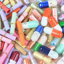 50PCS Lovely Message in a Bottle Capsule Letter Cute Love Friendship Pills Gifts