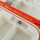 Pocket Waterproof Fishing Tackle Box Hook Bait Flies Case 12 compartments Insert