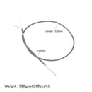 Pack of 20 Shielded Single Conductor Wire for Guitars Part, 20.08 inch