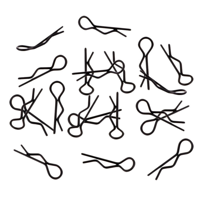 20pcs/set RC Car R-Pins fit 1/10 1/12 1/16 1/18 RC Car Truggy Accessory Black