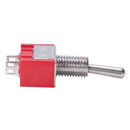 AC 250V/2A 120V/5A ON/ON 2 Position SPDT Mini Micro Toggle Switch Red M3D2