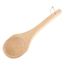 Natural Wood Water Ladle Dipper Bailer Soup Spoon Wine Scoop Sauna Ladle, 38cm