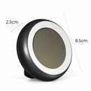 Digital LCD Display Indoor Thermometer Hygrometer Round Wireless Electronic S3F4