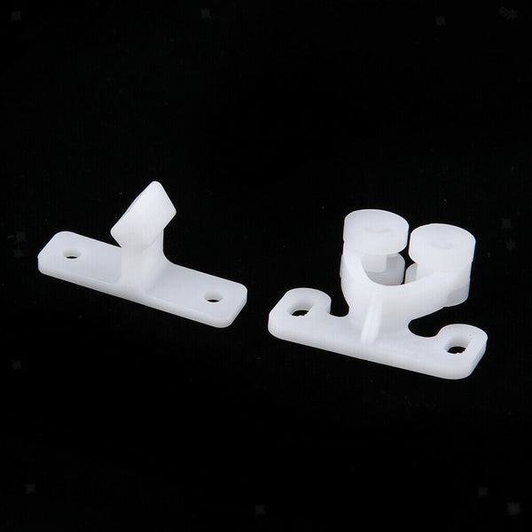 1 Set Twin Double Ball Roller Catches Cupboard Cabinet Wardrobe Door Latch