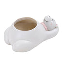 Polar Bear Shape Succulent Plant Pot, Cactus Plant Flower Pot, Perfect for Desk
