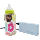 Portable Bottle Warmer Heater Travel Baby Kids Milk Water USB Cover Pouch SoftC8