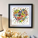 Butterfly Heart 5D Diamond Painting Full Drill Embroidery DIY Cross Stitch