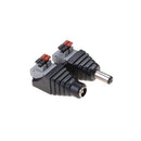 1Pair DC Male+Female Connectors 2.1*5.5mm Power Jack Press Adapter Plugs NeBLTE