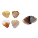 8pcs Handcrafted Horn Guitar Picks for Guitar Bass Mandolin 0.8-1.2mm