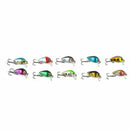10Pcs Fishing Lures Crankbait Wobble Lot Minnow Fish Bass Tackle 10 Hooks Baits