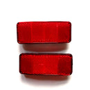 Bicycle MTB Bike Safety Red Warning Reflector For Disc Rear Carrier_Pannier