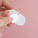 4pcs Storage Box Pulley Caster Self-Adhesive Unidirectional Wheel (White) A