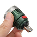 Portable 3 Mode USB LED Power Bank Flashlight Head Lamp 3W Extension Light Torch