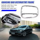 Chromed Plastic Center Shifter Trim Cover Bezel for Mercedes Benz C Class W203