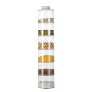 6Pcs/Set Spice Jar Pepper Shaker Box Spice Tower Herb & Spice Tools Transpa