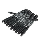 10pcs Black Double Ended Permanent Art Drawing Markers Highlighter Pen Set