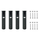 4x Fishing Rod Holder (Holds 4 Rods) Reel Storage with Screws - 270mm Long