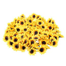 Approx 100pcs Artificial Gerbera Daisy Flowers Heads for DIY Wedding Party R8F1