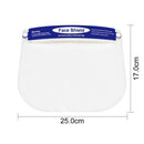 2 Colors Kids Full Face Shield Protective Clear Face Cover Sponge Visor Hat