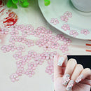 50x Women Crystal Rhinestone Decoration Flower Design DIY Manicure Nail Art Tips
