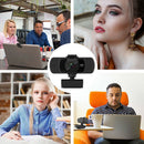 C6 4MP 2K HD Web Camera Video Online Conference Pickup Microphone USB Webcam