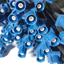Fakra C Male Blue to 2x SMB Female RA Y Type Pigtail Combined Cable RG174 20"