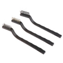 3x Stainless Steel Remove Rust Brushes Brass Wire Set Cleaning Tools Metal Clea@