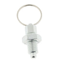 3x Stainless Steel Non Lock-Out Indexing Plunger w/ Pull Ring M12