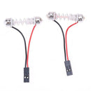 2pcs 16 Colors RGB LED Panel Car Interior Dome Light with Remote Control  K1B