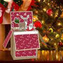 DIY Christmas Santa Claus Series Scrapbook Embossing Metal Cutting Die (A) A
