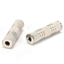 2x 3.5mm Female to Female Audio Adapter Connector Coupler Stereo F/F Extensi Ew