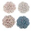 Fabric Coated Pumpkin Shaped Pin Cushion Needles Holder for DIY Sewing Craft
