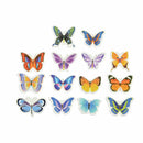 50x Butterflies Wedding Birthday  Rice Wafer Paper Cupcake Toppers Nice JB TOES
