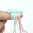 4Pcs/Set Yarn Guides Knitting Thimble Ring Knitting Tools Finger Wear Thimble