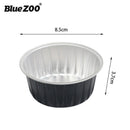 BLUE ZOO 10Pcs/Set Hard Wax Beans Bowl 80G Capacity Cute Black Round Shape
