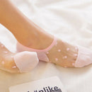 Women'S Thin Lace Socks Short Ankle Socks Stretchy Comfy Low Cut Socks Cott