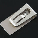 Stainless Steel Pocket Cash Money Clamp Clip Credit Card Wallet Holder Silv