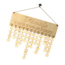Wooden Calendar Plaque Family Birthday Special Date Reminder Board DIY Decor