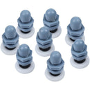 Set of 8 Pieces Replacement Pulley Roller Shower Door Wheel ABS Bathroom do